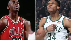 Michael Jordan y Giannis Antetokounmpo