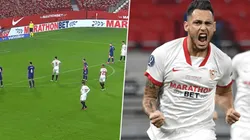 Penal y festejo de Lucas Ocampos.