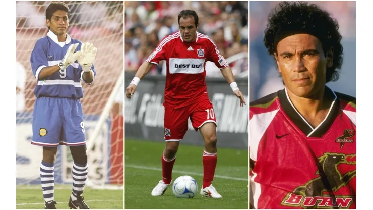 Jorge Campos, Cuauhtémoc Blanco y Hugo Sánchez
