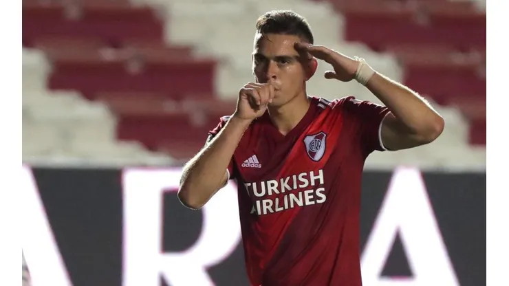 Borré volvió al gol contra Nacional, en Uruguay.