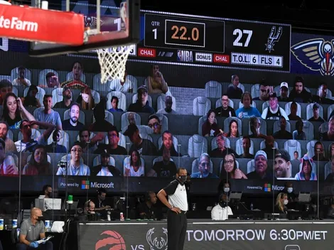 La NBA toma decisión sobre fanáticos virtuales para temporada 2020-2021