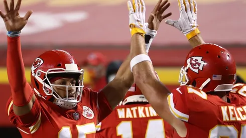 Patrick Mahomes y Travis Kelce