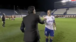 Terminó Nacional-River, Gallardo lo saludó y él le dijo: "Salgan campeones"