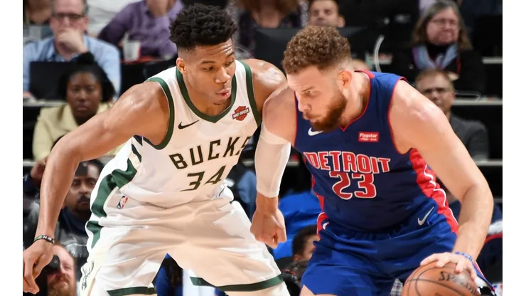 Giannis Antetokounmpo y Blake Griffin