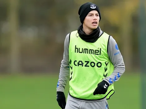 Sigue la pesadilla: James también se pierde el partido Everton vs. Arsenal