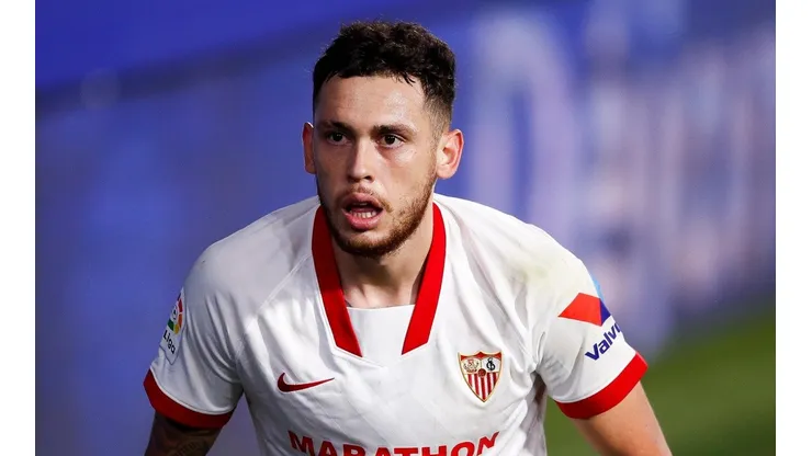Foto de Lucas Ocampos, jugador de Sevilla.