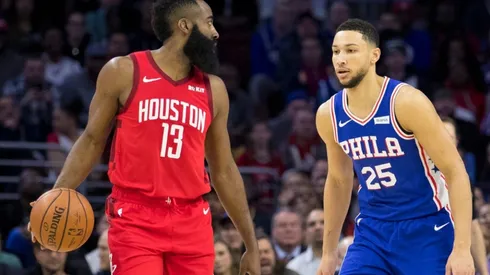 James Harden y Ben Simmons
