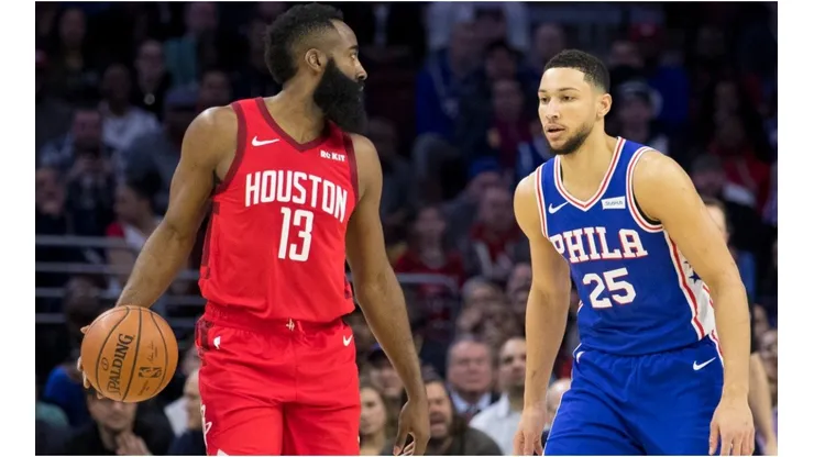 James Harden y Ben Simmons