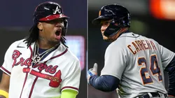 Ronald Acuña Jr. y Miguel Cabrera