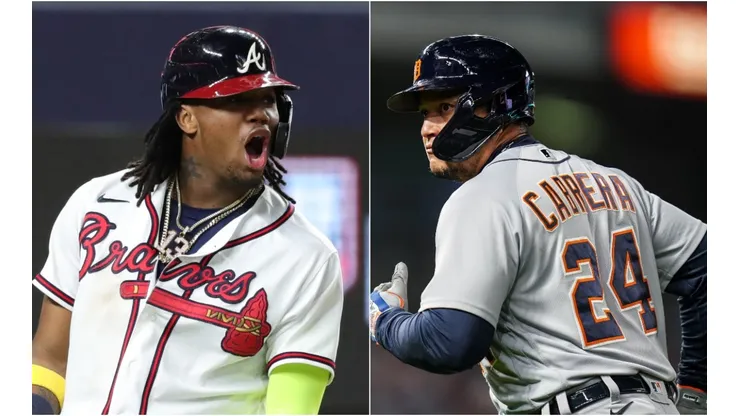 Ronald Acuña Jr. y Miguel Cabrera