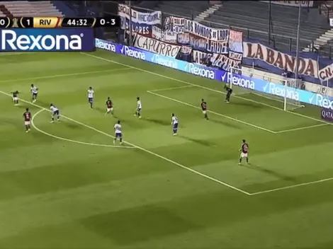 De la Cruz en modo Cristiano: enganchó y la clavó en el ángulo