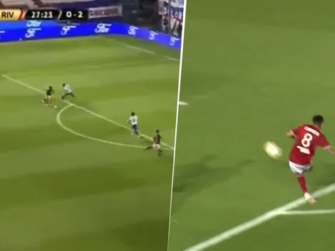 Toda de Carrascal: controló en velocidad, enganchó y la clavó en un ángulo