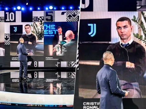La reacción de Cristiano Ronaldo cuando Lewandowski ganó The Best