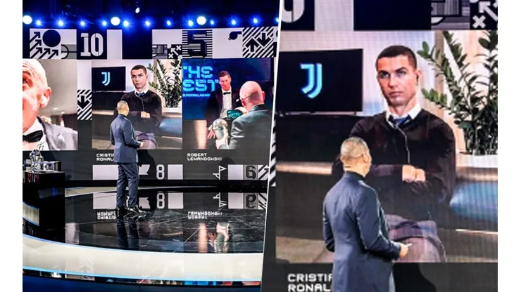 La reacción de Cristiano Ronaldo cuando Lewandowski ganó The Best