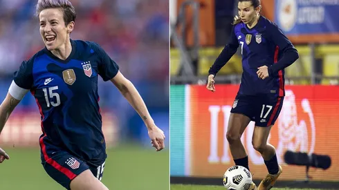 Megan Rapinoe y Tobin Heath
