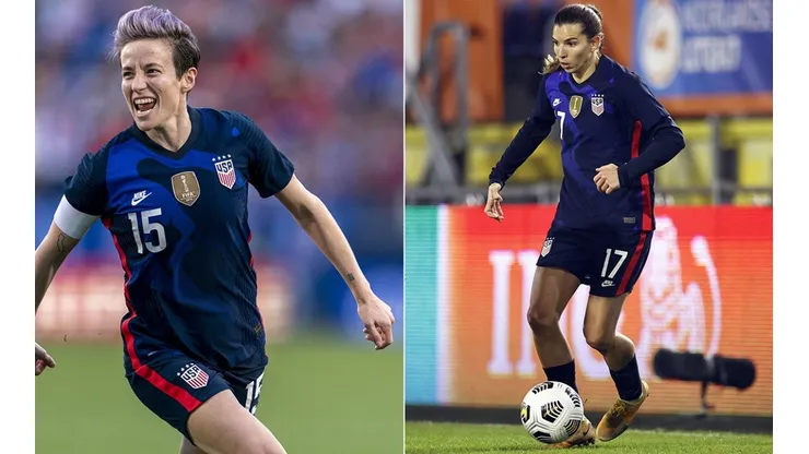 Megan Rapinoe y Tobin Heath