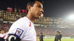 Nolberto Solano fue capitán de Perú.