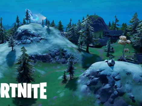 Primeras imágenes de la nieve cubriendo el mapa de Fortnite para Navidad 2020