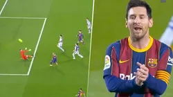 Braithwaite erró un mano a mano insólito y así fue la reacción de Messi