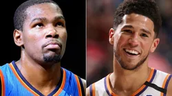 Kevin Durant y Devin Booker