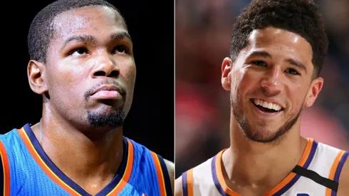 Kevin Durant y Devin Booker