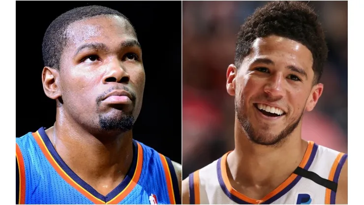 Kevin Durant y Devin Booker