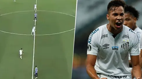 Gremio sacó del medio y por este error le hicieron un gol a los 11 segundos