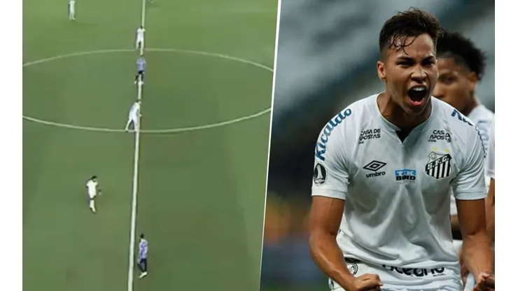 Gremio sacó del medio y por este error le hicieron un gol a los 11 segundos