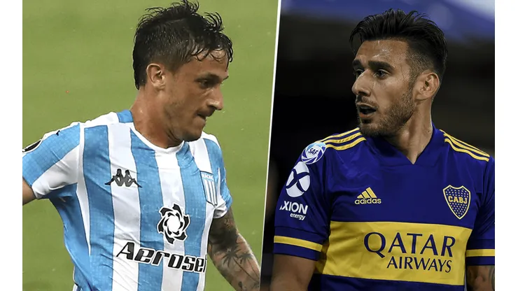 Racing vs. Boca por la Copa Libertadores.