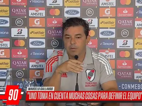 Le preguntaron por Neves y Gallardo fue directo: "Me parece hasta de mal gusto"