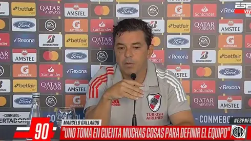 Le preguntaron por Neves y Gallardo fue directo: "Me parece hasta de mal gusto"