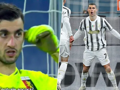Video: la burla de Cristiano Ronaldo al arquero del Genoa después de convertirle