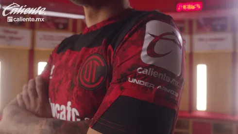 Toluca lucirá su alianza con Caliente en su nueva playera