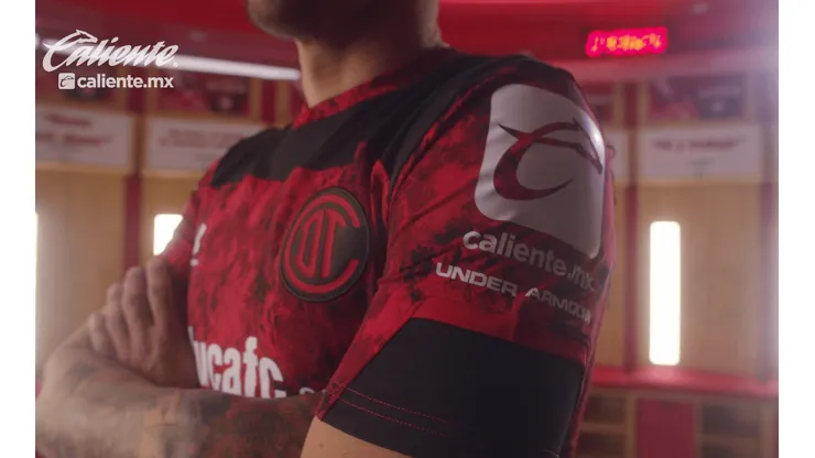 Toluca lucirá su alianza con Caliente en su nueva playera