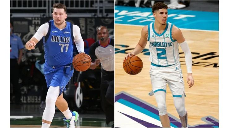 Luka Doncic y LaMelo Ball (Foto: Getty)