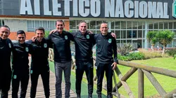 Alexandre Guimaraes y su cuerpo técnico.