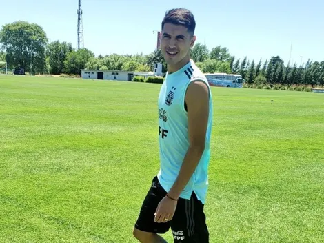 La Selección Argentina subió foto de Palacios en plena recuperación
