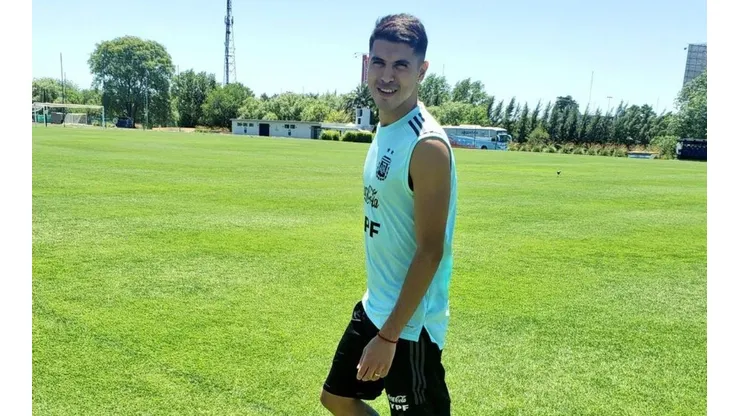 La Selección Argentina subió foto de Palacios en plena recuperación