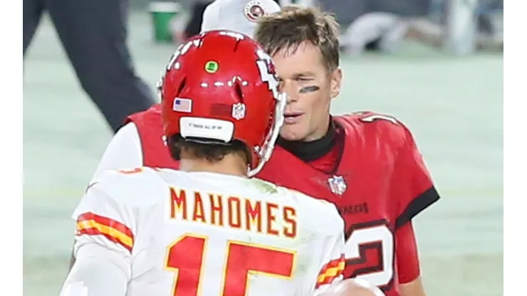 Patrick Mahomes y Tom Brady