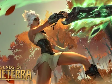 Primer vistazo a Riven como nueva carta de campeón de Legends of Runeterra