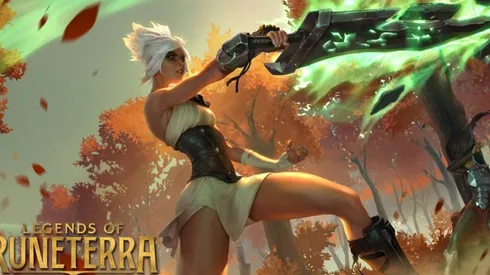Primer vistazo a Riven como nueva carta de campeón de Legends of Runeterra