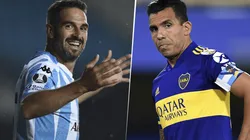 Racing vs. Boca por la Copa Libertadores.