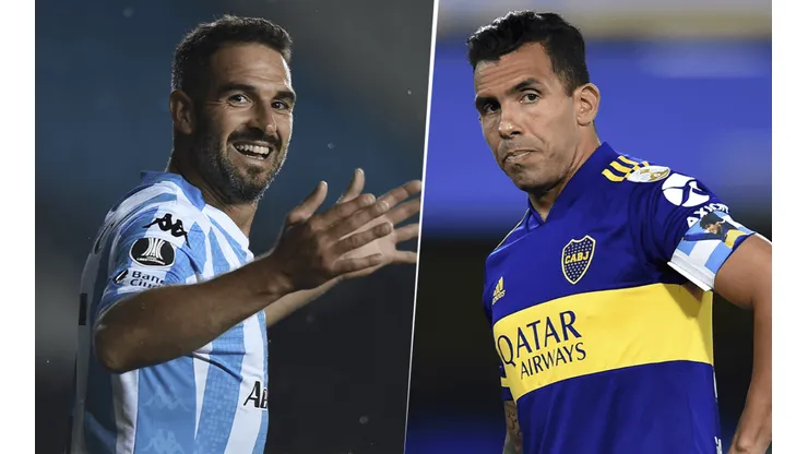 Racing vs. Boca por la Copa Libertadores.