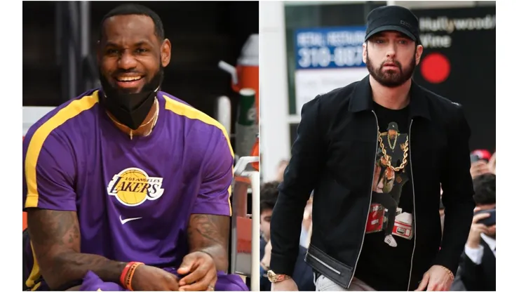 LeBron James y Eminem (Foto: Getty)