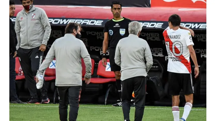 El parte médico de River por la lesión de Nacho Fernández
