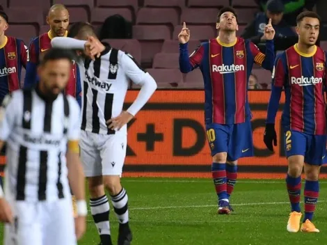 Video: Barcelona no podía con Levante pero Messi se vistió de héroe y metió un golazo