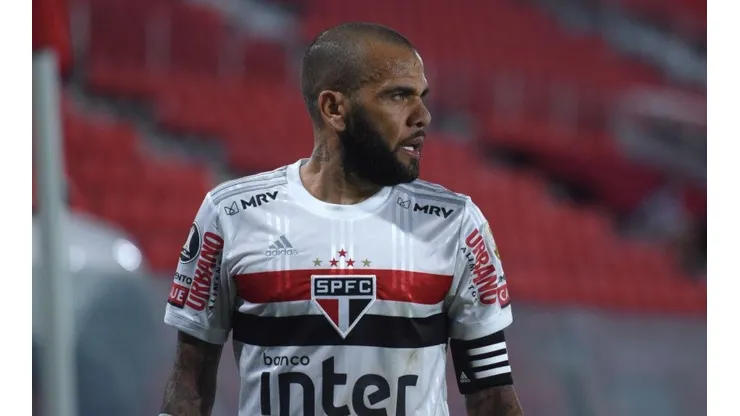 Dani Alves en Sao Paulo, su actual equipo.