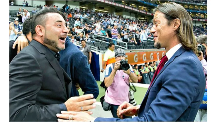 Antonio Mohamed y Matías Almeyda