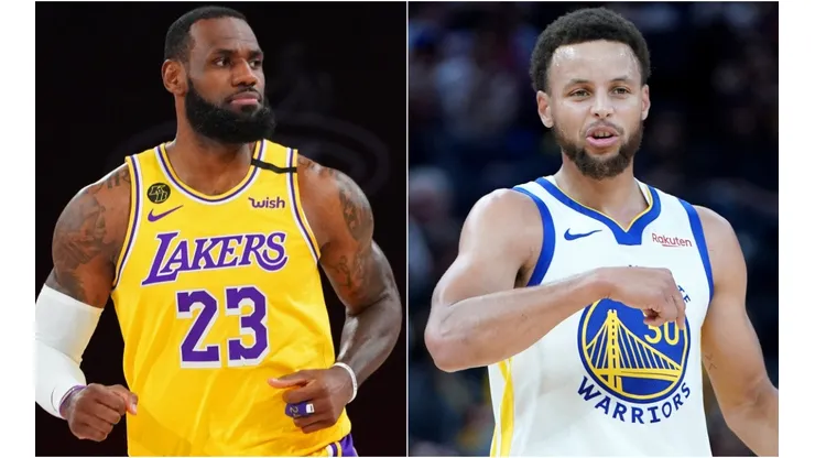 LeBron James y Stephen Curry