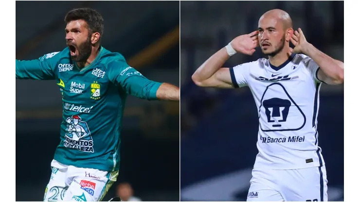 León vs. Pumas juegan por la final de vuelta de la Liga MX 2020 este domingo (Getty Images)